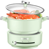 220V 2L Mini Household Electric Multi Cooker 3 Gear Split Type Non-Stick Electric Hot Pot Portable Cooking Machine