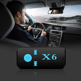 X6 Plus Portable Bluetooth 5.0 Audio Receiver Mini 3.5mm HIFI AUX Stereo  For TV PC Wireless Adapter For Car Speaker Headphones