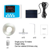 New Garden Drip Irrigation Device 1/2 Pump Controller Timer System Solar Energy Intelligent Automatic Watering Device for Plants