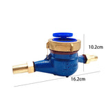 15mm Flow Measure Digital Display Tools Counter Rotary Wing Tape Garden Copper High Sensitivity Waterproof Home Cold Water Meter