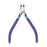 New TALA Single Blade Nipper 4.0 Pliers Multifunctional Bent Non-Scale Long Nose For Electrical Parts Unisex Purple