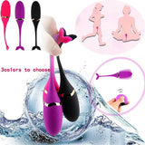 Kegel Balls Exerciser Weights, Allovers Remote Ben Wa Ball with 10 Vibration Modes for Bladder Control & Pelvic Floor Exercises