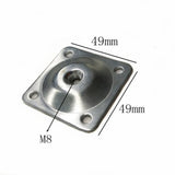4pcs Leg Fixing Mounting Plates Table Feet Sofa Legs Brackets With Screws For Home Furniture Cabinet Hardware