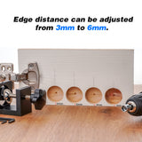 KKmoon 35mm Concealed Hinge Drilling Jig Hole Guide with Screw Clamp Hex Socket Drill Bit for Cabinet Doors Woodworking