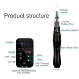 NEW Professional Tattoo Machine Kit Eyebrow Tattoo Eyeliner Lip Pen Set Digital Semi-permanent Machine Micropigmentation Device