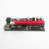 VER 009S PCIE Riser 1X to 16X Graphics Extension Card for GPU Mining Riser Card Extender , PCI Express Adapter, 6-Pack
