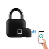 Fingerprint Padlock Tuya Bluetooth Waterproof Smart Padlock Cabinet Lock Cabinet Lock Dormitory Anti-Theft Bag Luggage Lock