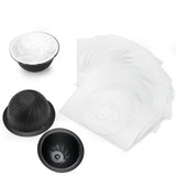 Aluminum Foil Capsule Lid Kits Food Grade Capsule Cup Seals Film Coffee Machines Replacement Reusable for Nespresso Vertuo