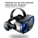 Virtual Reality 3D VR Headset Smart Glasses Helmet For Smartphones Cell Phone Mobile 7 Inches Lenses Binoculars