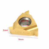 10 PCS 11ER A60 11ER 14 A60 Carbide Inserts CNC Lathe Cutting Turning Tool Milling Cutter 9 x 3mm External Threading Inserts