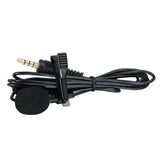 Mini Lavalier Mic Tie Clip Microphones Smart Phone Recording PC Clip-on Lapel Support Speaking Singing Speech High Sensitivity