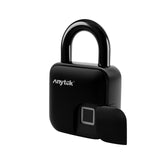 Anytek Fingerprint Padlock IP65 Water &amp; Dust Proof Intelligent Lock Anti-Theft Keyless Electronic Lock For Cabinet Backpack Bike