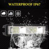 48W LED Headlight Work Bar LED Bar Fog Light 12-30V For Motorcycle Truck Boat Tractor Trailer Off road Working Light LED