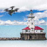 New 8602 Drone Aerial Photography Remote Control Quadcopter With Camera WiFi Transmission Kid Toy GIft APP Control Black White