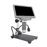 7-inch LCD Video Microscope with 32GB TF Card 1200X Microscope&amp;amp;Telescope 1080P with  IR Remote Adjustable Metal Stand&amp;amp;LED Light