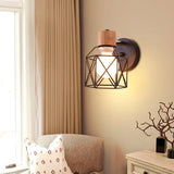 Industrial Led Metal Wall Light Decorate Home Bedroom Kitchen Restaurant Wooden Wall Sconce Indoor Lamps Lighting Fixture Gold