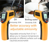 Digital Version GM320 Infrared Thermometer Non-Contact Temperature Meter Pyrometer Laser Temperature Gun -50~400 ℃(-58℉ to 752℉)