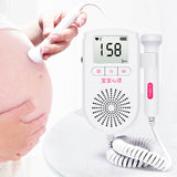 3.0MHz Ultrasonic Digital Prenatal  Fetal  Doppler Monitor Baby Heartbeat  Detector Heart Rate Monitor Pregnant Women