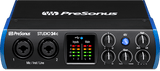 PreSonus Studio 24C USB-C™ audio interface ultra-high-def sound card With 2 mircophone preamps for home recording studios