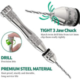 Pin Vise Hand Drill ,With 24 Pieces Twist Drill Bits and 100 Pieces Eye Screw Pins for Resin Wood Keychain Making
