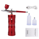 Facial Airbrush Water Oxygen Injector Machine Compressor Nano Fog Mist Sprayer Makeup Infusion Apparatus Cake Nail Art Spray Gun