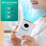 Mini Portable Air Conditioner Semiconductor Hanging Neck Cooling Fan Air Conditioning Usb Rechargeable Handheld Fan Air Cooler