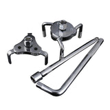 Automobile oil filter element filter wrench disassembly tool for oil grid of flat three-jaw round three-jaw wrench