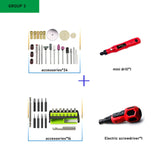 Power Tool Set Mini Grinder Drill Cordless Electric Screwdriver 3.6V Li-ion Battery Rechargeable Household Electric Tool