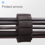 8pcs Archery Arrow Holder Black EVA Arrows Separator Portable Arrow Accessories Compound Recurve Bow Shooting Hunting Camping