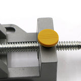 Universal Bench Vise Aluminum Mini Table Screw Flat Clamp Pliers for Drill Stand Handle Engraving Workbench DIY Woodworking Tool