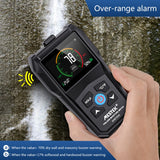 Wood Moisture Meter Digital Moisture Detector Digital Dampness Moisture Sensor Detector Data Hold &amp; Alarm ℃/℉ Switchable