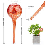 4Pcs Glass Watering Globes, Automatic Drippers Waterers Dripping Equipment for Indoor Outdoor Garden Potted Plants