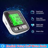 Digital Arm Blood Pressure Monitor Medical LCD Screen Electric Automatic Digital Heart Rate PR Tonometer Sphygmomanometer