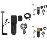 Fill Light BM858 USB Condenser Microphone Kit for PC,Professional Streaming Podcast,Live Streaming,Gaming,Sing,Studio