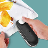 Mini Bag Sealer, Handheld Heat Sealer Portable Bag Sealer USB Rechargeable Travel for Kitchen Food Snack