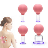 Vacuum Massager Anti Cellulite Suction Cups Rubber Head Glasses Jar Massage For Body Health Care Physiotherapy Slimming  Cans
