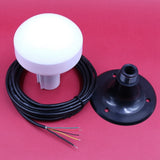 12V Nautical Receiver RS-232 Protocol Marine Boat Ship GPS Receiver Antenna Module NMEA 0183 4800Bps DIY Connector Plastic Base