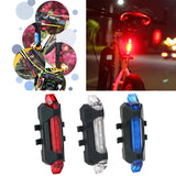 Bicycle Light Waterproof Rear Tail Light LED USB Rechargeable Mountain Bike Cycling Light Taillamp Safety Warning Light