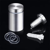 48Pcs 3/4 X 1 Inch Sign Holders Standoff Screws Wall Standoff Holders Screws Mount Hardware Advertising Glass Acrylic Standoff S