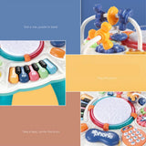 Baby Musical Activities Table Game Activity Center 1 2 3 Years Old Activity Table Bilingual Game Multifunctional Music Toy Table