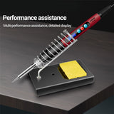 SL103 Electric Soldering Iron US/EU Plug Adjustable Temperature 60W Digital Display Welding Tool Ceramic Heater Electrocautery