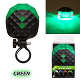 Gypsophila LED Laser Taillights Mountain Bike Bicycle Parallel Line Warning Lights Color Red Blue Green Bicycle Accessories