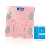 Weighing Scale Bluetooth Body Fat Escamas Smart Electronic BMI Composition Analyzer Fashion Selling Precision Bathroom Black