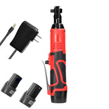 Mini 45NM Cordless Electric Wrench 12V 3/8 Ratchet Wrench Set Angle Drill Screwdriver To Removal Screw Nut Car Repair Tool