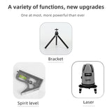 Multipurpose Tripod Black Level Laser Horizon Vertical Measure Tape Horizontal Ruler Infrared Laser Level Cross Line Laser Tape