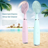 Sonic Facial Cleansing Brush Vibration Mini Face Cleaner Silicone Deep Pore Cleaning Electric Waterproof Massage
