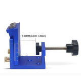 15° Pocket Hole Drill Guide Dowel Jig, Aluminium Oblique Hole Locator Drilling Kit Woodworker DIY Tools with 9mm Drill Bit