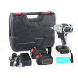 Brushless Cordless Electric Impact Wrench Rechargeable Low Noise 340 N.M Torque Wrench Power Tools with 18V Lithium-ion Battery