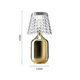 Classic table lamp LED Creative studio Valentina Bedroom Restaurant iron table lamp Nordic Simple Colourful crystal table lamps
