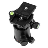 Camera Tripod Head Fluid Rotation Camera Tripods Ball Heads With Quick Release Plate For Canon MarkII III Rebel T6